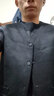 皮爾卡丹（pierre cardin）馬甲男v領(lǐng)輕新款內(nèi)穿保暖白鵝絨羽絨服背心羊毛呢無袖坎肩 黑色 M 170 曬單實拍圖