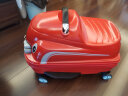 Milooky儿童行李箱可骑可坐拉杆箱宝宝扭扭车幼儿园小学生旅行箱男女孩子 红色 20英寸 实拍图