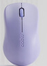 雷柏（Rapoo） 1680 无线办公鼠标 轻音小巧便携 左右手对称 笔记本电脑 12个月续航 1000DPI 紫色 实拍图