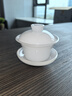 映棠天然阿富汗玉石茶杯酒杯功夫茶具養(yǎng)生高端玉石單個(gè)主人杯套裝玉器 經(jīng)典白六杯一蓋碗 曬單實(shí)拍圖