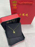老鳳祥許愿星純銀五角星項(xiàng)鏈女士吊墜掛墜套鏈七夕情人節(jié)禮物送女友老婆 許愿星項(xiàng)鏈【配品牌禮盒】 曬單實(shí)拍圖