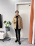 俞兆林（YUZHAOLIN）中老年女裝冬裝奶奶羽絨棉服外套女媽媽裝冬 紅色 (棉服) 4XL [建議135-150斤] 曬單實(shí)拍圖