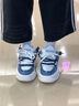 森馬男鞋春夏季新款厚底增高學(xué)生鞋子男款百搭休閑痞帥高街面包板鞋男 藍(lán)色 42 (260mm) 曬單實(shí)拍圖