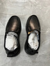 森達休閑皮鞋男子年冬季新款商場(chǎng)同款簡(jiǎn)約軟面休閑鞋1TF02DM4 黑色絨里 38 曬單實(shí)拍圖