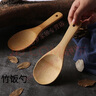 Aseblarm竹飯勺天然竹飯鏟盛米飯勺子不粘盛飯飯鏟子米飯鏟竹子飯鏟加厚 特快 當/明日達 23cm 飯勺 2件套 曬單實(shí)拍圖
