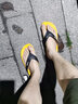 路拉迪雙色EVA人字拖男夏季防滑休閑夾腳涼拖夾拖耐磨沙灘拖鞋潮 紅色 43-44 曬單實(shí)拍圖