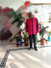 拾福男裝唐裝中老年男女國風(fēng)毛呢加絨外套老年人過(guò)壽生日唐裝漢服冬 酒紅    加絨 單件上衣 XL 女款(115-130斤） 曬單實(shí)拍圖
