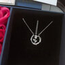 蔓笙荊棘與玫瑰情侶項鏈一對男女輕奢吊墜學(xué)生鎖骨鏈生日禮物送女友 情侶一對 曬單實(shí)拍圖