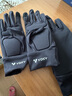 VOKY花樣滑冰手套花滑訓練防摔保護兒童成人溜冰考級防滑保暖 黑色M 曬單實(shí)拍圖