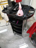 田門(mén)前 美容美發(fā)工具車(chē)發(fā)廊小推車(chē)理發(fā)店專(zhuān)用燙染工具多功能五層杠車(chē) 黑色 曬單實(shí)拍圖