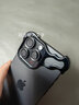 Eary異形手機殼適用iphone15promax手機殼蘋果鋁合金屬無邊框鏤空散熱骨架殼plus四角墊粘貼式防摔裸感 酷炫黑【鏤空散熱/四角防摔/裸機手感】 蘋果15Pro Max 曬單實拍圖