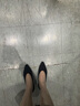 MALOVE MZ黑色高跟鞋女2025新款氣質(zhì)粗跟單鞋大碼職業(yè)通勤女鞋 魅力黑色 39 曬單實拍圖