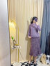 顏域小香風(fēng)魚尾裙女2025新款冬季高級感復(fù)古氣質(zhì)優(yōu)雅A字半身裙女 深紫 L/40 曬單實(shí)拍圖
