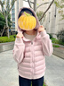 雪中飛輕薄鵝絨羽絨服女士2025新款衛衣拼接時(shí)尚保暖百搭秋冬保暖外套 粉色 S 165/90-100斤 曬單實(shí)拍圖