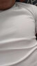 京东京造【抗菌小白T】5A抑菌抗发黄T恤男新疆棉t恤男夏短袖打底T 白色L 实拍图