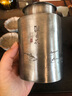 斑錫·龍錫罐 一修作品 觀(guān)自在茶倉(cāng)純錫手工復(fù)古密封茶葉罐小號(hào)方罐 曬單實(shí)拍圖