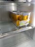 家の物语（KATEI STORY）冰箱收纳盒食品级保鲜盒密封盒蔬菜水果双开门冷冻冰柜储物盒 灰色（内置沥水篮+分格板） 6L 实拍图