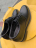 海澜之家HLA皮鞋男士商务休闲系带正装德比鞋子男HAAPXM3AA90183 棕色43 实拍图