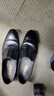金利來(lái)男鞋商務(wù)休閑皮鞋套腳一腳蹬男士軟皮頭層牛皮透氣扁頭英倫潮流 黑色 42 曬單實(shí)拍圖
