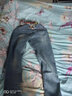 迪歐圖 新款高端牛仔褲男士修身小腳褲韓版輕奢潮牌拼花褲子男時(shí)尚九分褲個(gè)性百搭時(shí)髦淺色破洞褲 JSN-869淺藍色（九分褲） 29碼=腰圍2尺2 曬單實(shí)拍圖