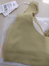 浪莎美背內衣女春夏法式固定杯可機洗蕾絲面美背無(wú)痕寬肩無(wú)感立體裹胸 黃色 適合體重120-145斤 曬單實(shí)拍圖