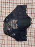 北極絨 Bejirog 內(nèi)衣女夏防走光小胸聚攏蕾絲防滑透氣薄款隱形無(wú)肩帶內(nèi)搭裹胸抹胸 黑色 S-M 曬單實(shí)拍圖