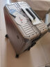 爱可乐（Echolac）铝镁合金行李箱万向轮拉杆箱全金属旅行大容硬箱深灰色25吋cta148 晒单实拍图