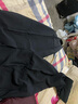 魯賓克休閑小西褲男秋季韓版潮流大碼修身直筒九分褲男休閑西裝褲 黑色 33 曬單實(shí)拍圖