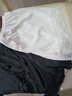 哆溫宓安全褲女夏季寬松打底褲冰絲薄款防走光褲蕾絲平角褲外穿保險褲  A款（黑+白） L （110-130斤） 曬單實(shí)拍圖