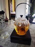 器酋胡桃木蠟燭溫茶爐茶壺保溫加熱底座酒店餐廳煮茶器日式燭臺溫茶器 南美胡桃木溫茶爐 曬單實拍圖