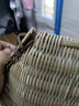 竹編制品四川竹編筲箕簸箕家用竹制品竹篩子淘米瀝米洗菜晾曬收納 26*26厘米細篾(瀝米1斤) 曬單實(shí)拍圖