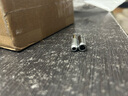 JSJ 3.5耳機(jī)插頭 3.5mm插頭 雙聲道耳機(jī)插座 3節(jié)立體聲耳機(jī)音響焊接頭 aux3.5母焊接頭定制DIY維修用 3.5mm鋁合金母頭  3節(jié) 兩個(gè)裝 曬單實(shí)拍圖