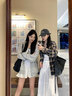 GARNUO黑色小西裝外套女2025春秋新款半身裙小個子高級感休閑西服套裝裙 白色【半身裙】 S【80-100斤】 曬單實拍圖