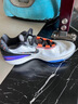 耐克（NIKE）Air Zoom GT CUT 2男子低幫輕便減震實(shí)戰(zhàn)運(yùn)動(dòng)籃球鞋 白黑橙FN8890-101 44 曬單實(shí)拍圖