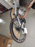 飛鴿（FG FLYING PIGEON）公路車(chē)自行車(chē)成人男女士破風(fēng)跑車(chē)大中小學(xué)生車(chē)青少年騎行賽單車(chē) 黑馬鋼架-公路把-碟剎 灰色 470mm 適合160-185cm 30速藍圖變速 曬單實(shí)拍圖