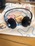 魔浪HiFiFree pro自帶內存復古頭戴式無線藍牙耳機高音質超重低音運動跑步超長續(xù)航吃雞游戲低延遲耳機 黑色【無內存+3色海綿耳帽】 曬單實拍圖