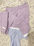 貓人 MIIOW半邊絨睡衣女秋冬季加厚保暖休閑連帽珊瑚絨家居服套裝 紫色 S 曬單實(shí)拍圖