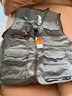 迪卡儂（DECATHLON）男裝馬甲戶(hù)外輕薄攝影背心夏天休閑多口袋釣魚(yú)網(wǎng)眼馬甲OVF 卡其灰 M 曬單實(shí)拍圖