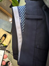 漢尼（HANY）【澳洲純羊毛】西褲男商務(wù)羊毛正裝高級全毛男士藍色西裝褲長(cháng)褲子 奧紐斯藍【高腰修身型】 88 曬單實(shí)拍圖