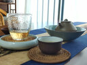 禾陽(yáng)大壺承干泡臺汝窯儲水干泡盤(pán)養壺托壺墊茶承茶具配件開(kāi)片復古 官窯大號壺承 曬單實(shí)拍圖