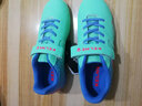 卡爾美卡爾美兒童足球鞋TF碎釘透氣青少年小學(xué)生男生女生大小童訓練球鞋 薄荷綠淺藍【皮面舒適款】 35 曬單實(shí)拍圖