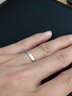 周生生七夕鉑金戒指單只Pt950 求婚白金戒情侶可作對(duì)戒32116R 定價(jià)12圈 曬單實(shí)拍圖