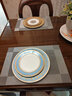 伯善瓷（BOSUNG）牛排西餐盤(pán) 骨瓷平盤(pán)套裝歐式陶瓷平盤(pán)別墅樣板間餐具家用創(chuàng  )意 2件套 大小盤(pán) 曬單實(shí)拍圖
