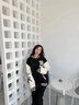 BJHG【程瀟同款】不計后果秋季美式高級感夾克棒球服男潮寬松情侶外套 黑色 XL (140-160斤） 曬單實拍圖