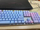 羅技（Logitech） K845有線機(jī)械鍵盤 全尺寸彩色辦公游戲背光鍵盤 藍(lán)色妖姬鍵盤 吃雞LOL舒適鍵盤 K845紅軸+霜凍之藍(lán)鍵帽+禮品多選三 曬單實(shí)拍圖