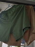 尚濤休閑短褲女夏季新款闊腿褲顯瘦韓版學(xué)生高腰五分褲子寬松薄款女褲 卡其色+綠色 L 建議95-110斤 曬單實(shí)拍圖