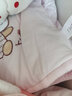 凡不了嬰兒棉衣套裝雙背帶褲加厚冬季0-1-2歲男女寶寶新生兒衣服三件套 帶領(lǐng)款背帶褲平腳褲粉色 73碼3-6個月 曬單實拍圖