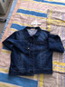 拓澀（TUOSE）牛仔外套春秋新款修身ins女短款長(cháng)袖韓版顯瘦時(shí)尚百搭上衣 深藍色 3XL 曬單實(shí)拍圖