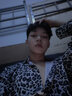 楠語秋（NANYUQIU）Korea studios潮流ins街頭潮牌炸街暗黑系豹紋襯衫寬松長袖襯衣 灰色(高質(zhì)量) XL 曬單實拍圖