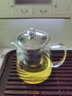 益馨榮 加厚耐熱玻璃不銹鋼過(guò)濾花茶壺 茶壺茶水分離 單只450ml鋼漏壺 #20 曬單實(shí)拍圖